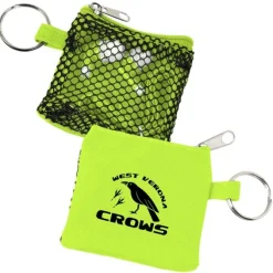 Sporty Pouch with Colorful Earbuds