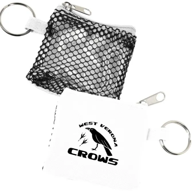 Sporty Pouch with Colorful Earbuds