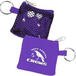 Sporty Pouch with Colorful Earbuds