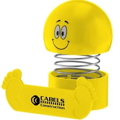 Springy Smiley Face Phone Stand