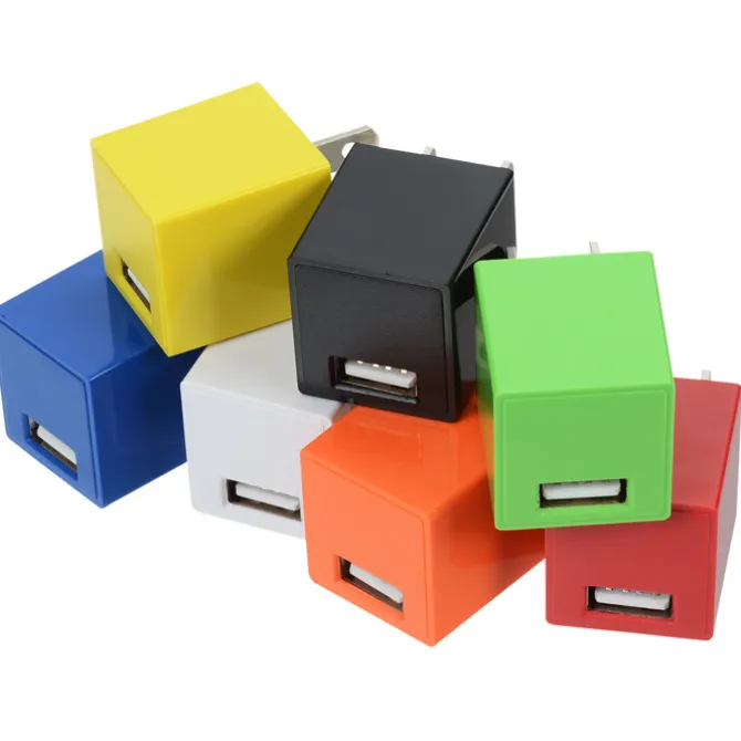 Square USB Wall Charger - 24 hr