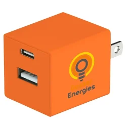 Square USB Wall Charger - USBC - 24 hr