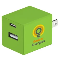 Square USB Wall Charger - USBC - 24 hr