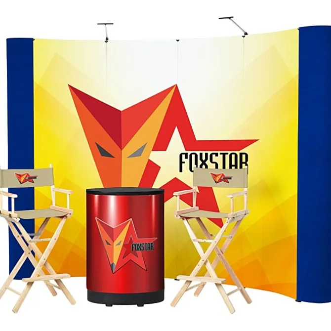 Standard Curved Floor Display - 10' Kit - Mural Center