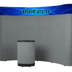 Standard Curved Floor Display - 10' - Header