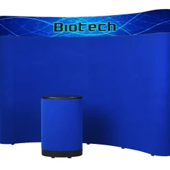 Standard Curved Floor Display - 10' - Header