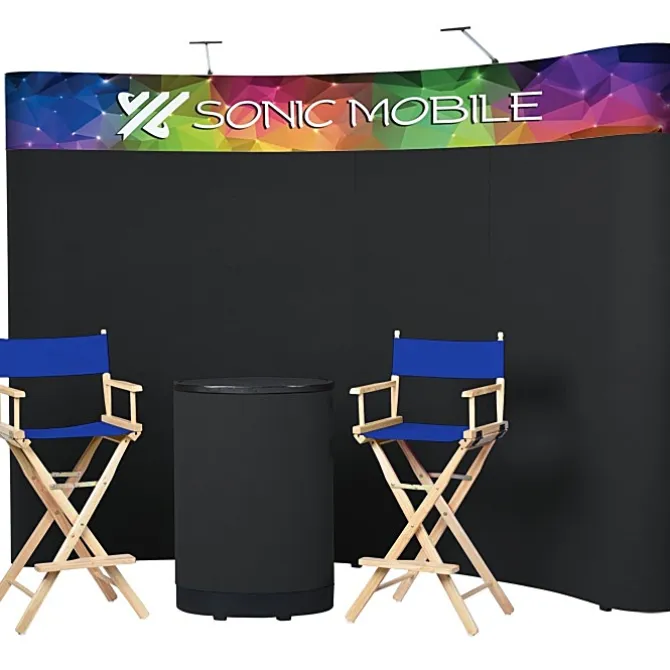 Standard Curved Floor Display - 10' Kit - Header