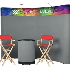 Standard Curved Floor Display - 10' Kit - Header