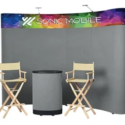 Standard Curved Floor Display - 10' Kit - Header