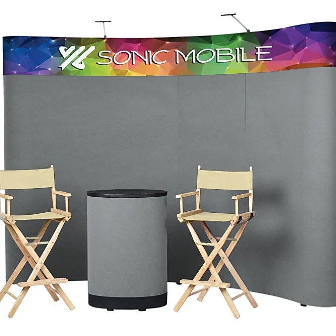 Standard Curved Floor Display - 10' Kit - Header