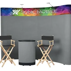 Standard Curved Floor Display - 10' Kit - Header