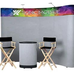 Standard Curved Floor Display - 10' Kit - Header