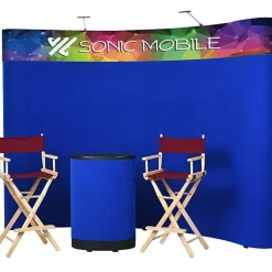 Standard Curved Floor Display - 10' Kit - Header