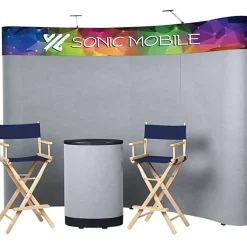 Standard Curved Floor Display - 10' Kit - Header