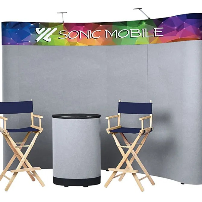 Standard Curved Floor Display - 10' Kit - Header