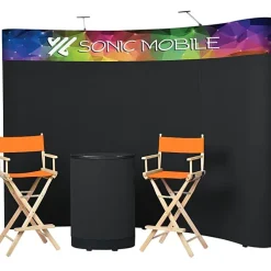 Standard Curved Floor Display - 10' Kit - Header