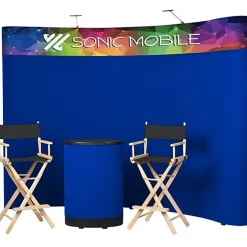 Standard Curved Floor Display - 10' Kit - Header