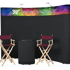 Standard Curved Floor Display - 10' Kit - Header