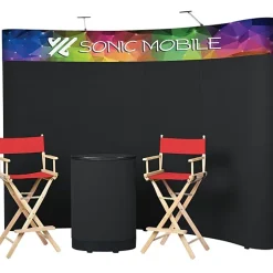 Standard Curved Floor Display - 10' Kit - Header