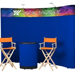 Standard Curved Floor Display - 10' Kit - Header
