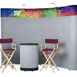 Standard Curved Floor Display - 10' Kit - Header