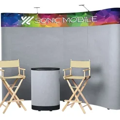 Standard Curved Floor Display - 10' Kit - Header