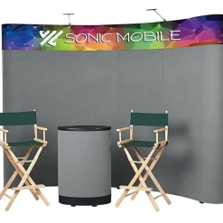 Standard Curved Floor Display - 10' Kit - Header