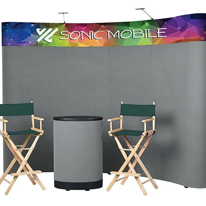 Standard Curved Floor Display - 10' Kit - Header