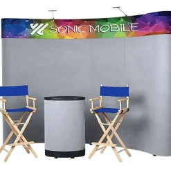 Standard Curved Floor Display - 10' Kit - Header
