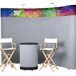 Standard Curved Floor Display - 10' Kit - Header