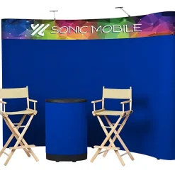 Standard Curved Floor Display - 10' Kit - Header