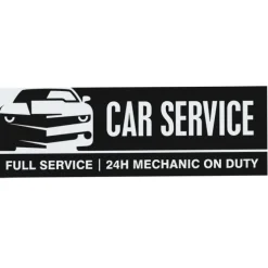 Static Decal - Rectangle - 2 inches x 6 inches