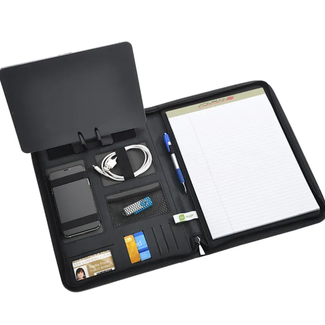 Sterling Zippered Padfolio