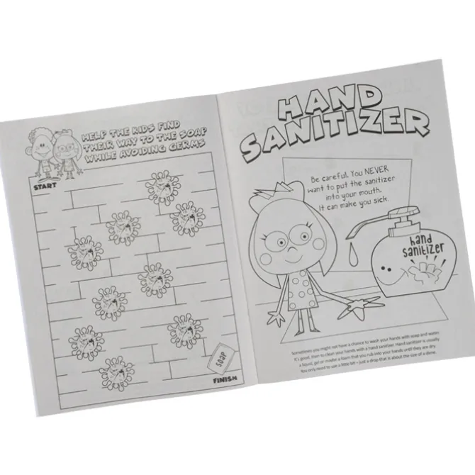 Stop The Spread of Germs Coloring Book