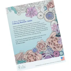 Stress Relieving Adult Coloring Book - Oceans