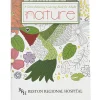 Stress Relieving Adult Coloring Book - Nature