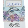 Stress Relieving Adult Coloring Book - Oceans - 24 hr