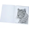 Stress Relieving Adult Coloring Book - Animals - Full Color