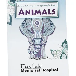 Stress Relieving Adult Coloring Book - Animals - 24 hr