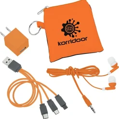 Stretchy Earbuds Charging Set