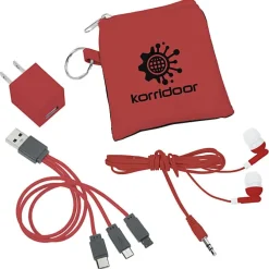 Stretchy Earbuds Charging Set