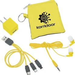 Stretchy Earbuds Charging Set