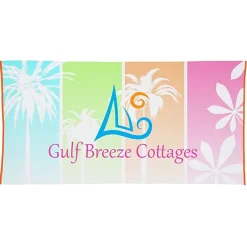 SubliPlush Velour Beach Towel - 30 inches x 60 inches - Heavyweight - Colors
