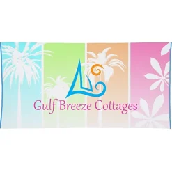 SubliPlush Velour Beach Towel - 30 inches x 60 inches - Heavyweight - Colors