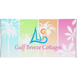 SubliPlush Velour Beach Towel - 30 inches x 60 inches - Heavyweight - Colors