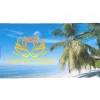 SubliPlush Velour Beach Towel - 35 inches x 65 inches - Colors