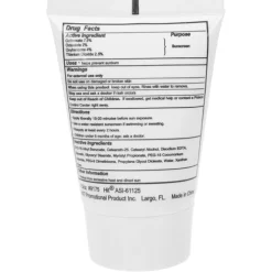 Sunscreen Tube - 1 1/2 oz