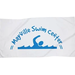 Surf's Up Beach Towel - White