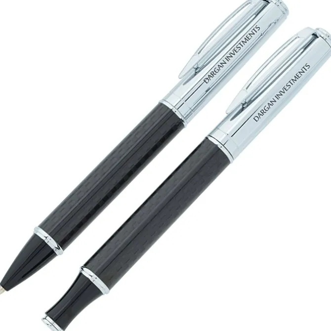 Sutton Twist Metal Pen & Rollerball Pen Set - 24 hr