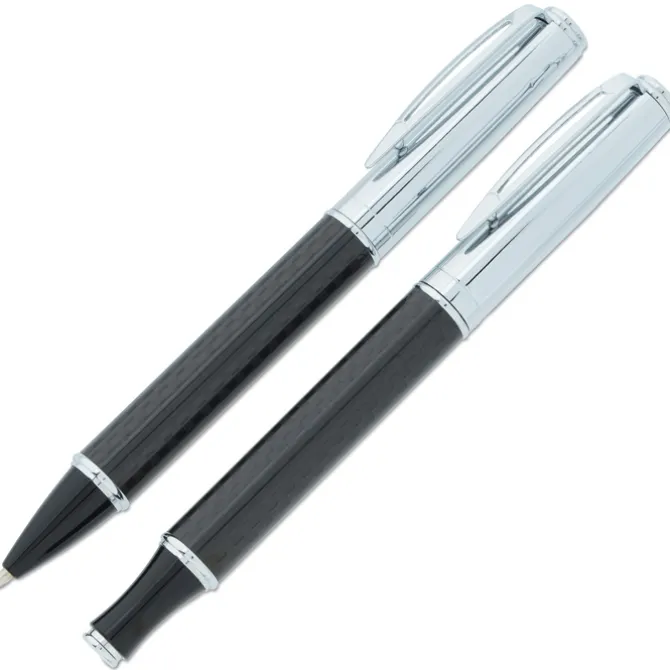 Sutton Twist Metal Pen & Rollerball Pen Set - 24 hr